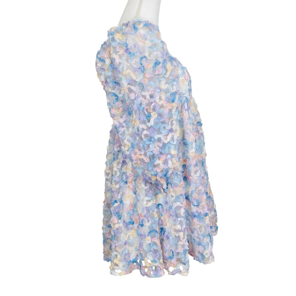 Storia 3D Floral Empire Mini Dress Size Small - Picture 7 of 13